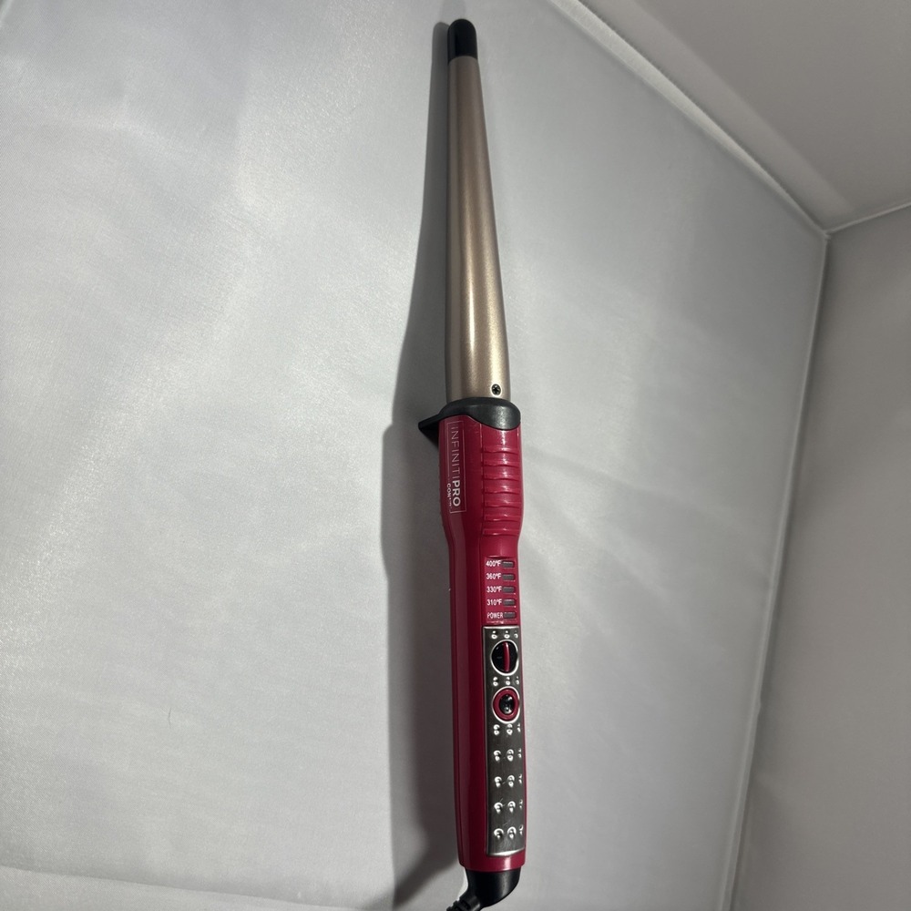 Conair Infiniti Pro CD117R 1"-1/2" You Curl Tourmaline Ceramic Curling Wand - VG